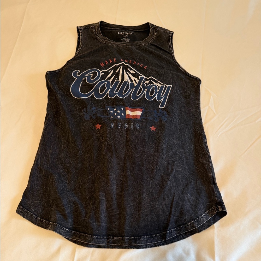 Make America Cowboy Again tank top